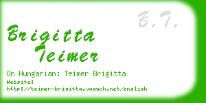 brigitta teimer business card